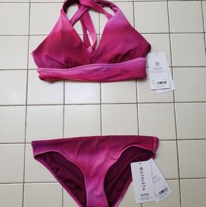 Athleta Plunge Longine bikini/2 piece